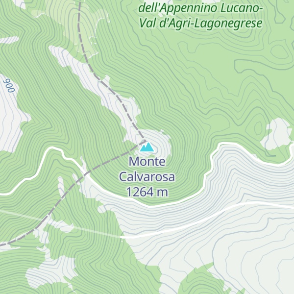 Map of Monte Calvarosa