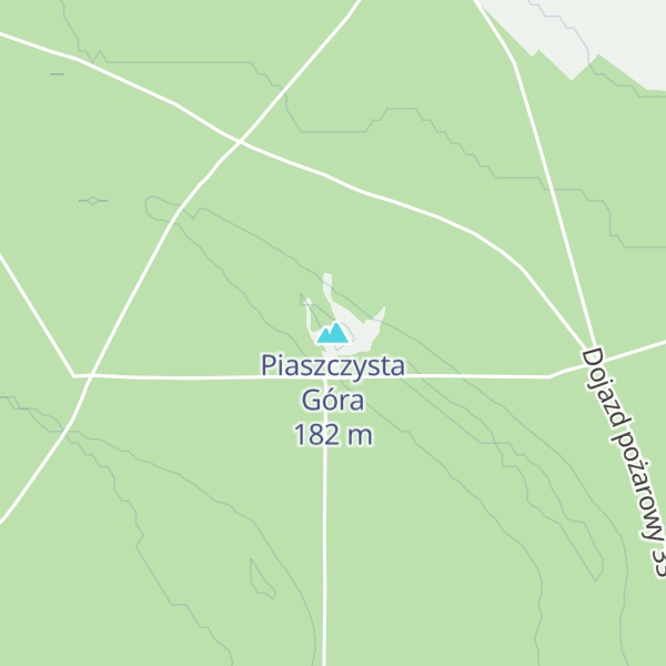 Map of Piaszczysta Góra
