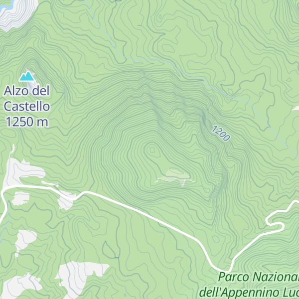 Map of Monte Niella