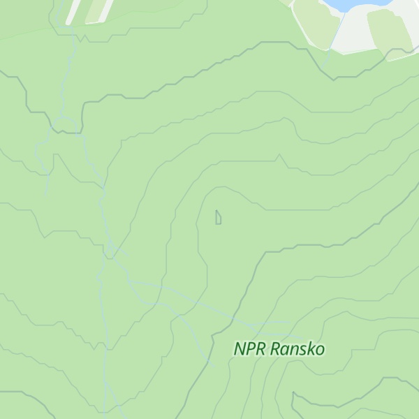Map of (V Bledulích) [Krucemburk-Staré Ransko]