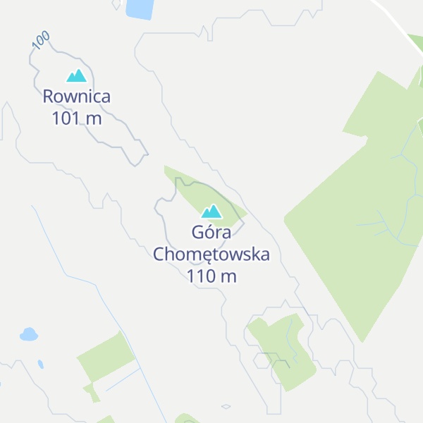 Map of Góra Chomętowska