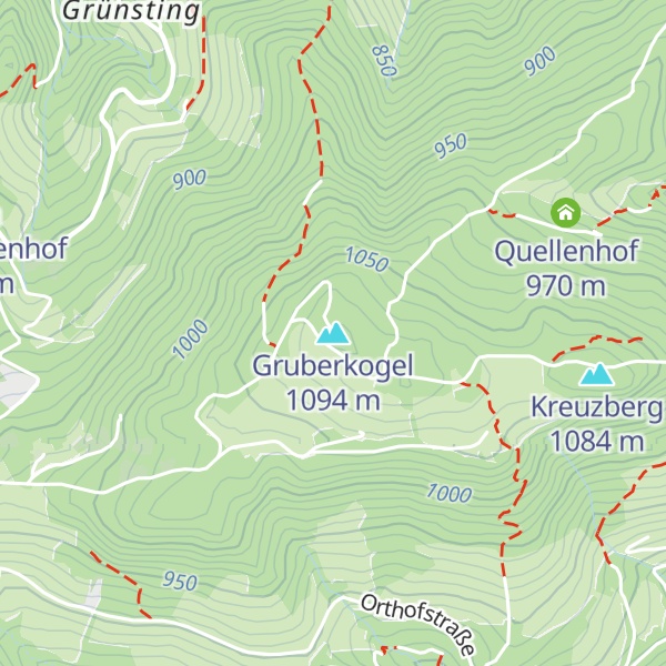 Map of Gruberkogel