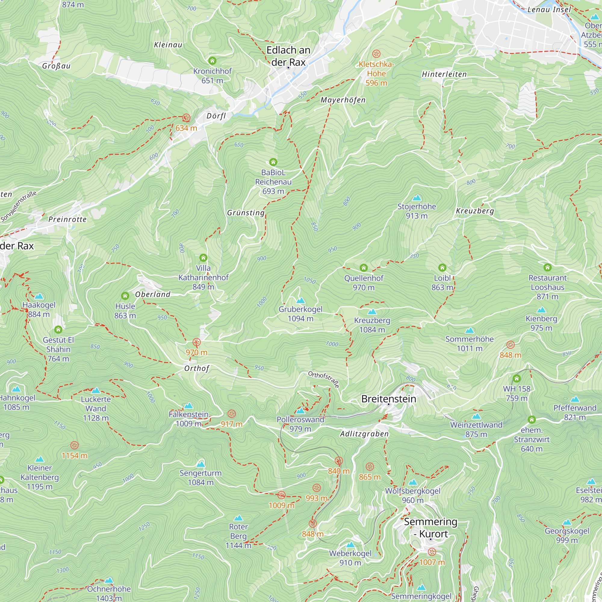Speckbacher Hütte map