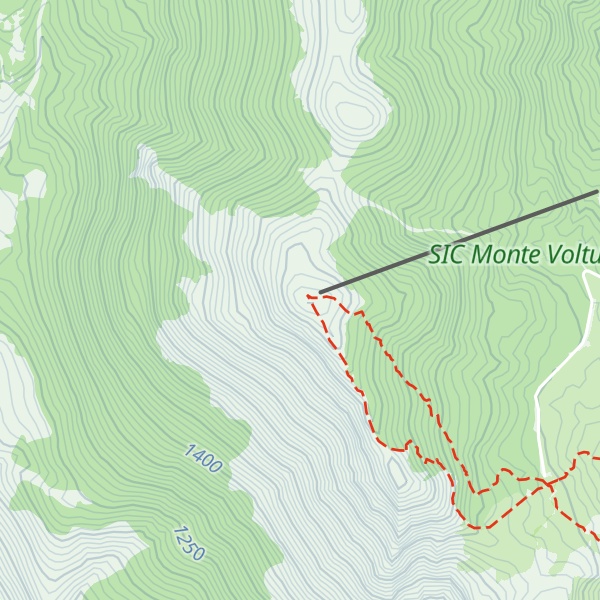 Map of Monte Volturino