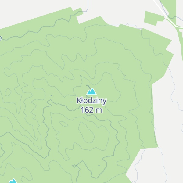 Map of Kłodziny