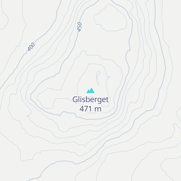 Map of Glisberget