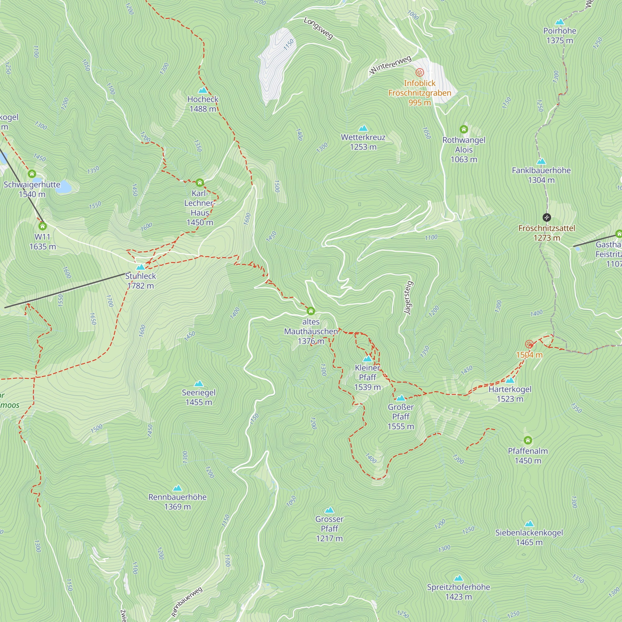 altes Mauthäuschen map
