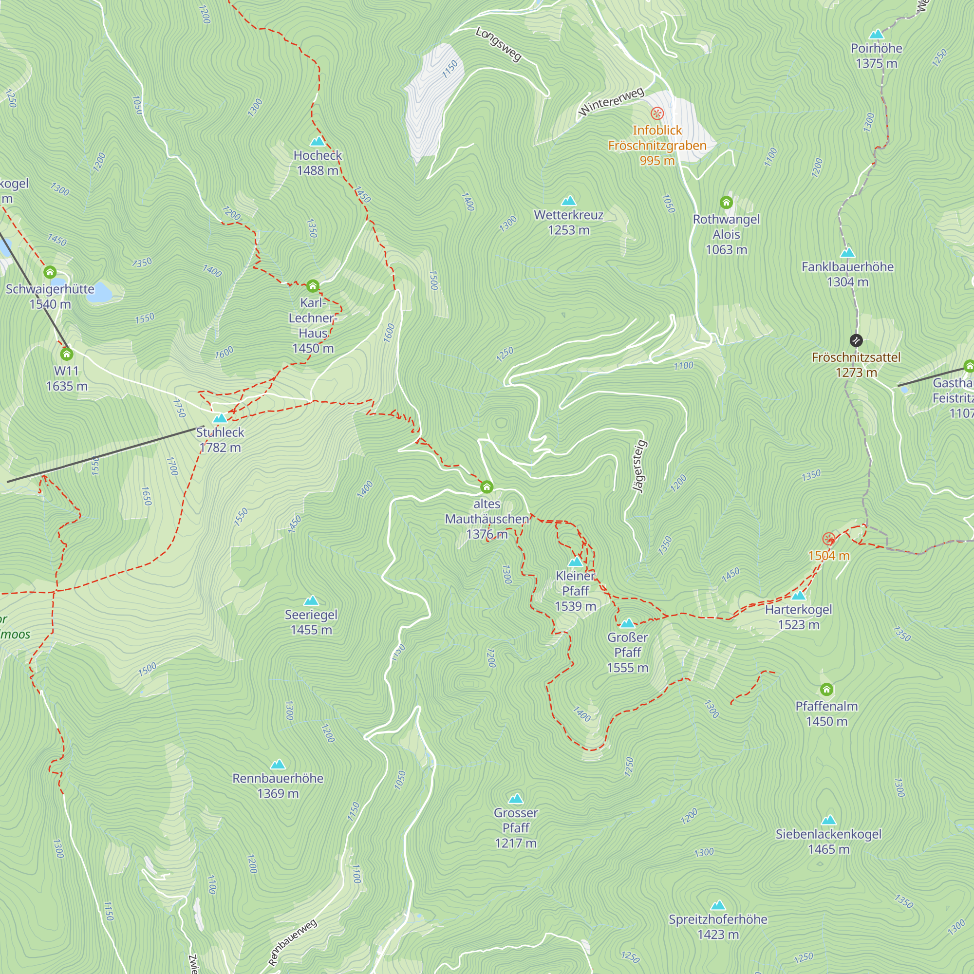 altes Mauthäuschen map