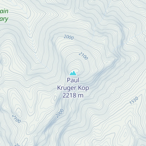Map of Paul Kruger Kop