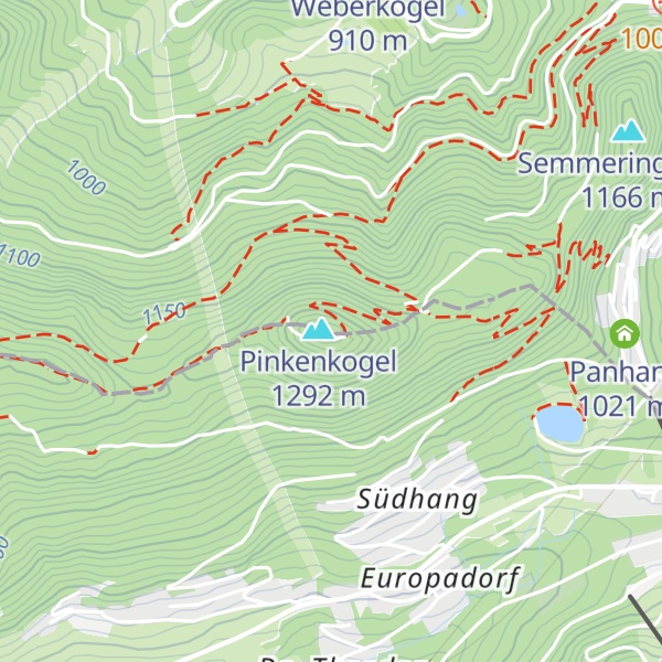 Map of Pinkenkogelhaus