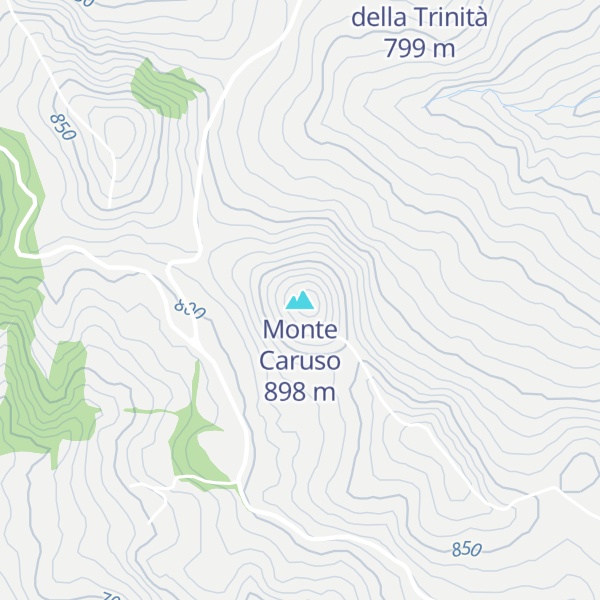 Map of Monte Caruso