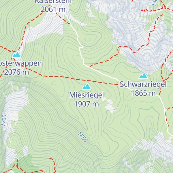 Map of Miesriegel