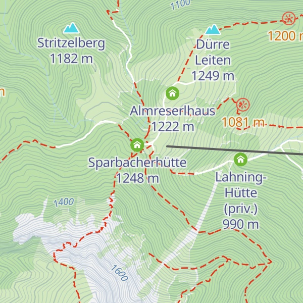 Map of Edelweißhütte