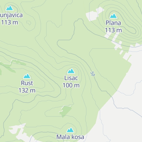 Map of Lisac
