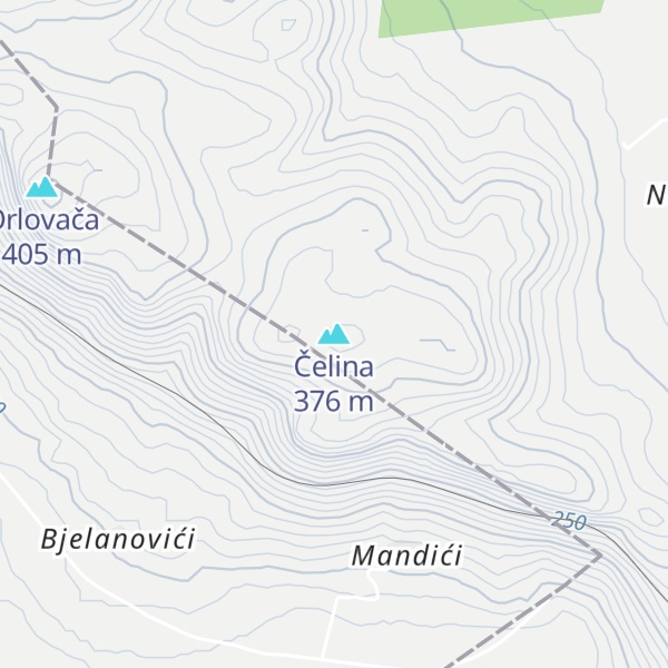 Map of Čelina