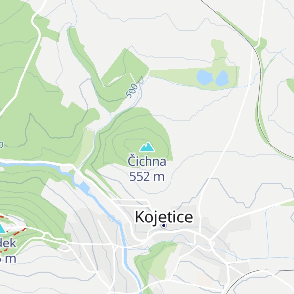 Map of Čichna