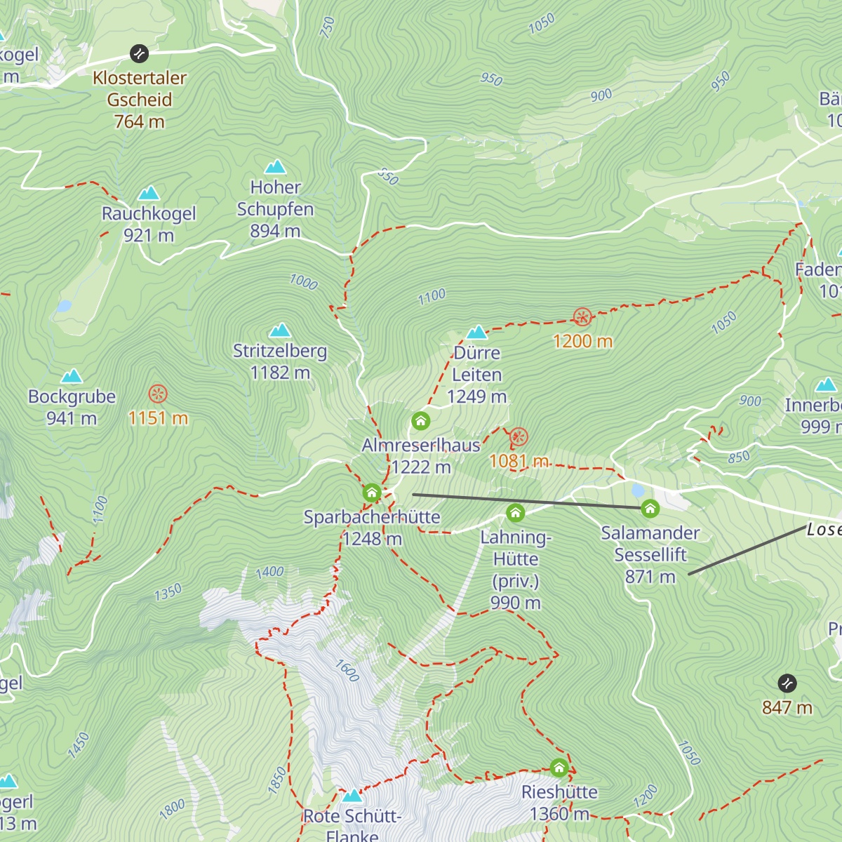 Almreserlhaus map