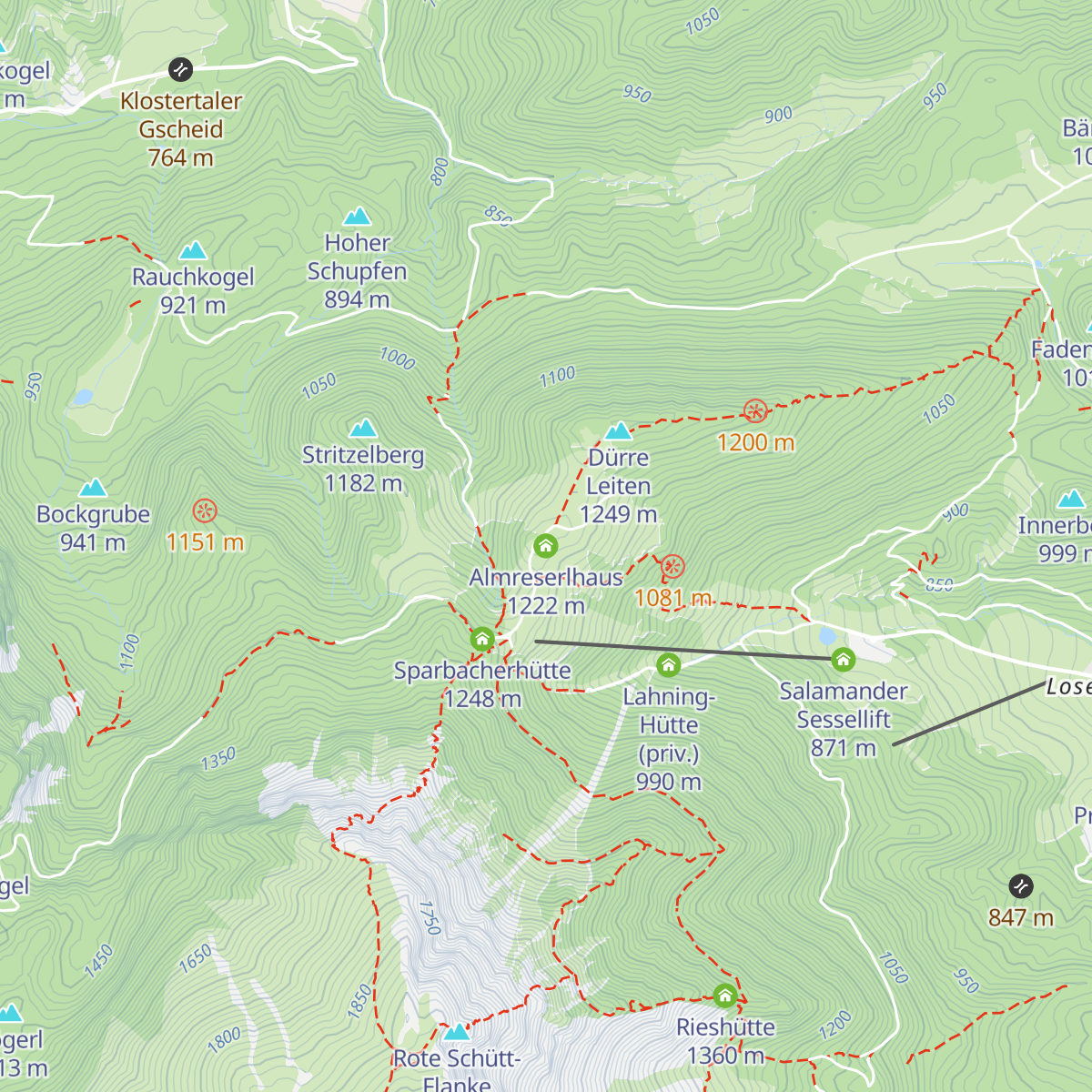 Almreserlhaus map