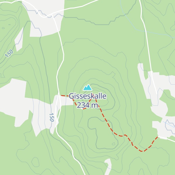 Map of Gisseskalle