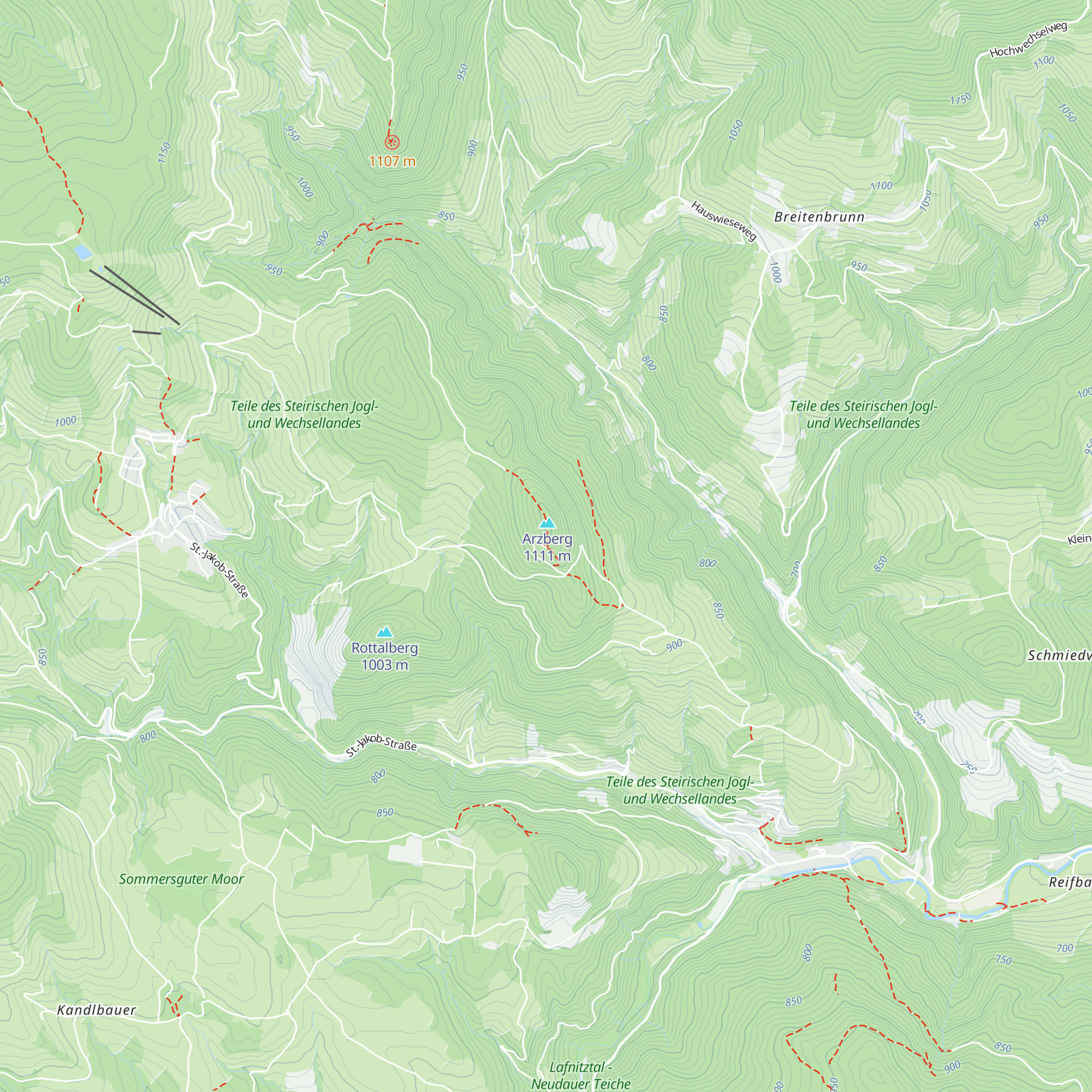 Arzberghütte map