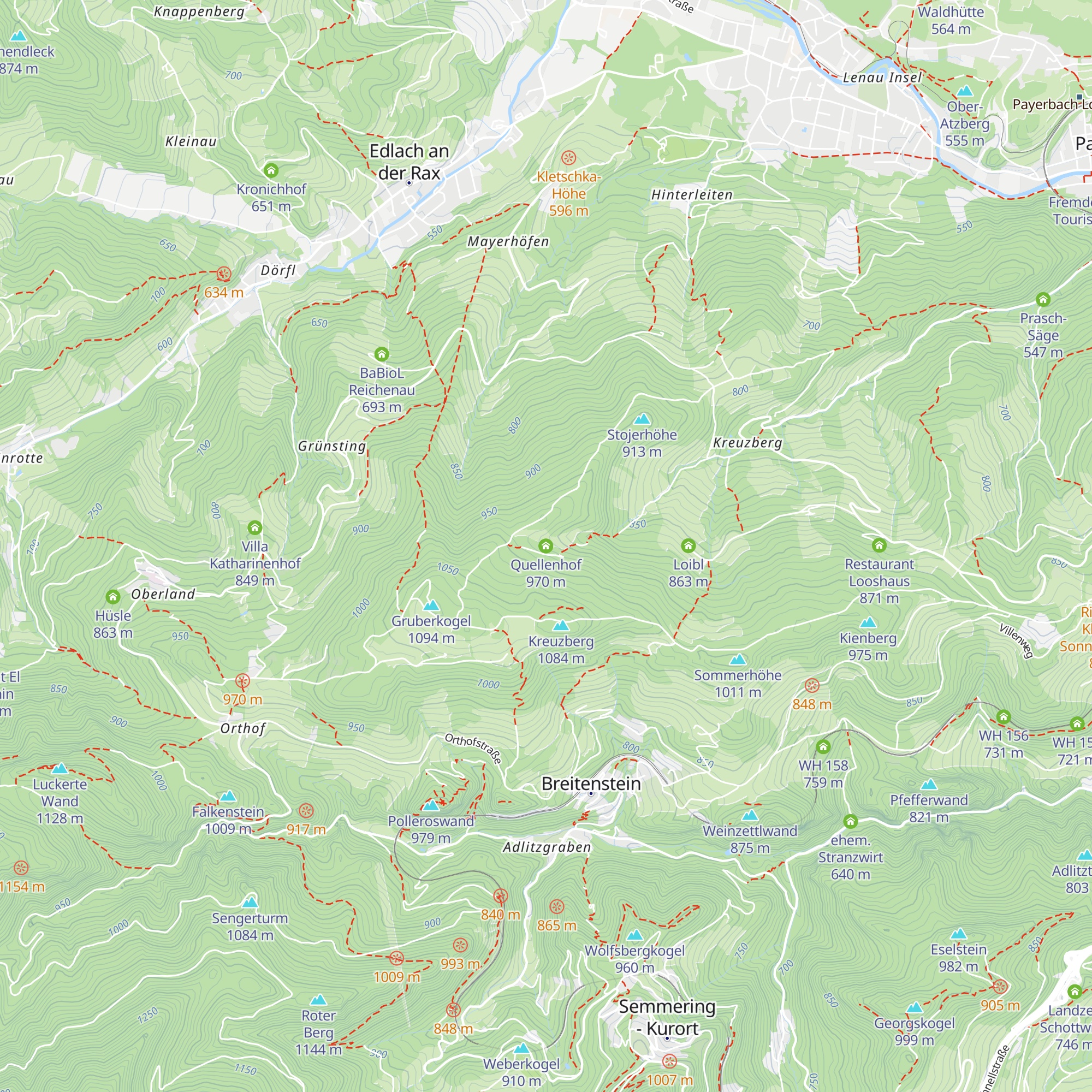 Quellenhof map