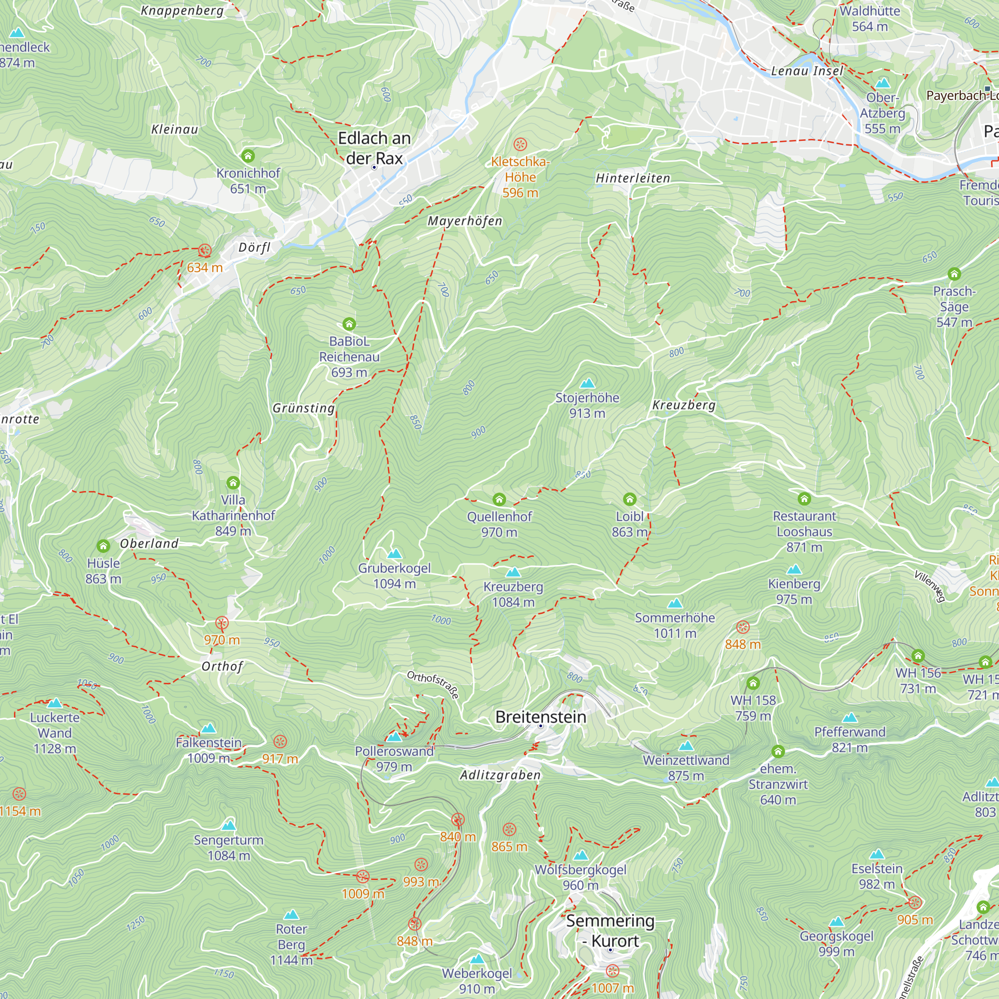 Quellenhof map