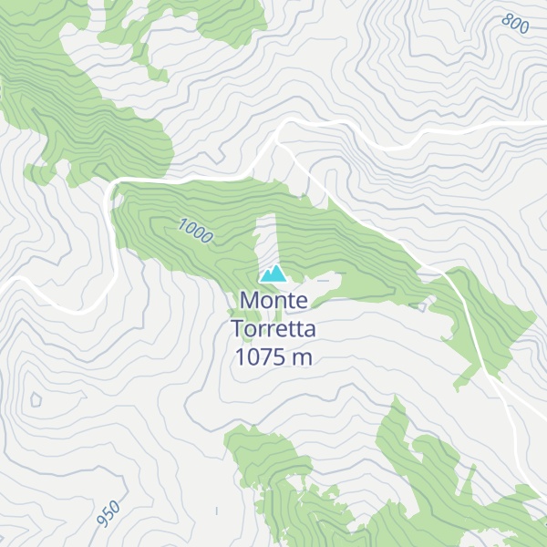 Map of Monte Torretta