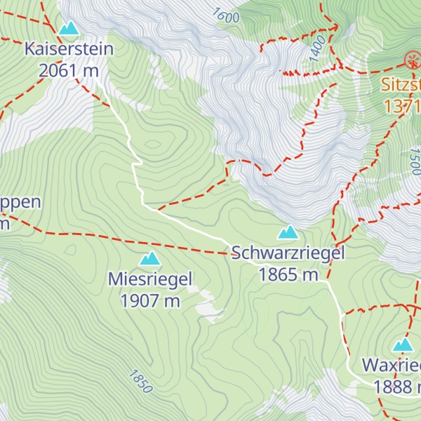 Map of Hochschneebergalm