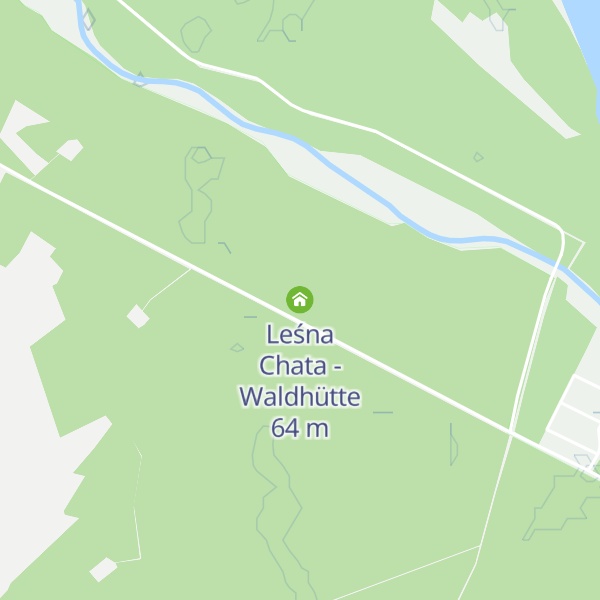 Map of Leśna Chata - Waldhütte