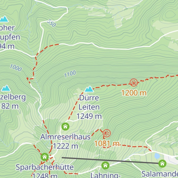 Map of Dürre Leiten