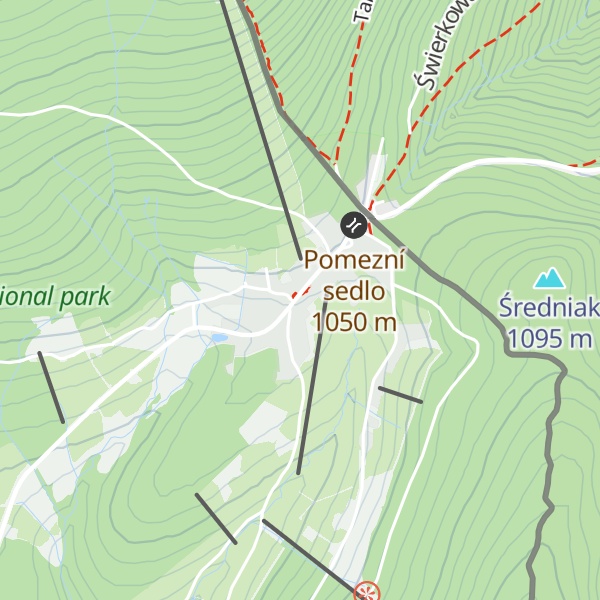 Map of Bouda Malá Úpa