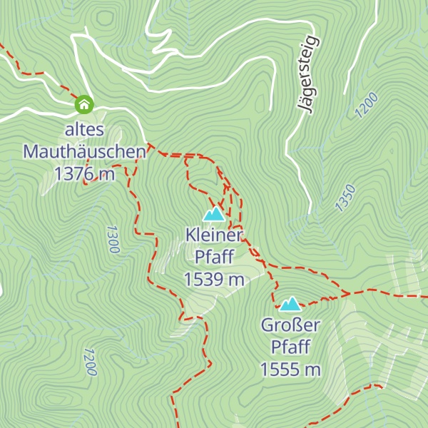 Map of Kleiner Pfaff