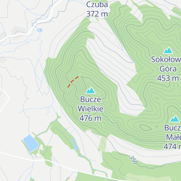 Map of Bucze Wielkie