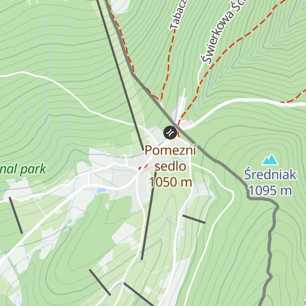 Map of Chata Hradečanka