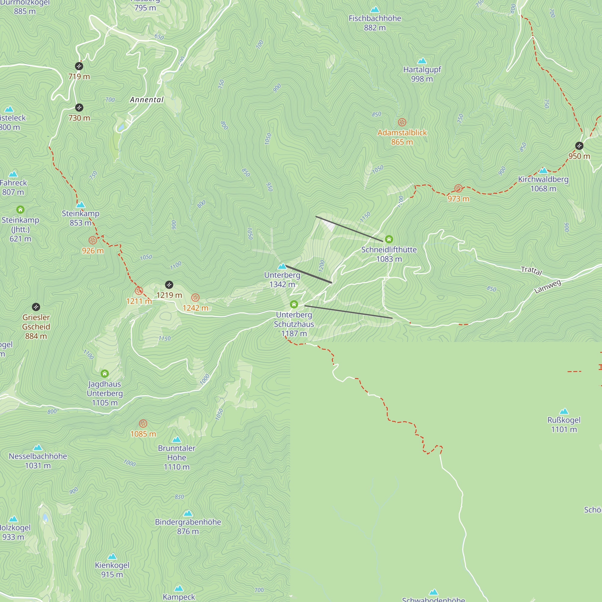 Bergrettung map