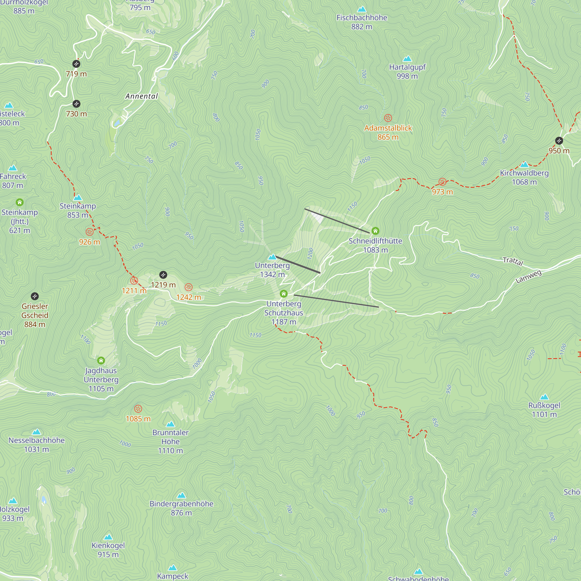 Bergrettung map