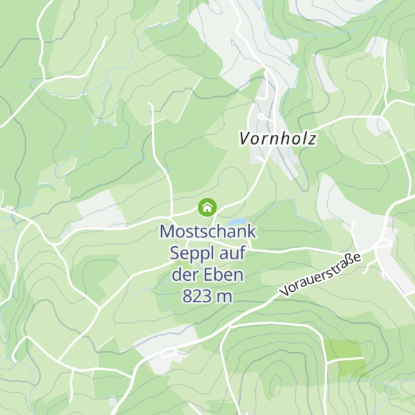 Map of Mostschank Seppl auf der Eben