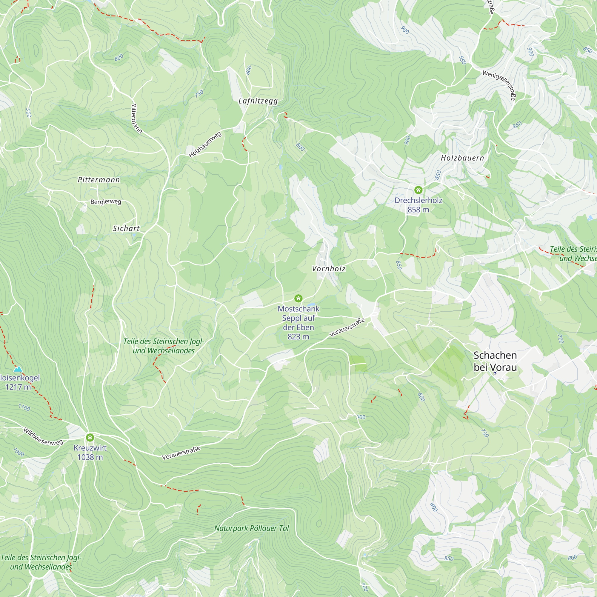 Mostschank Seppl auf der Eben map