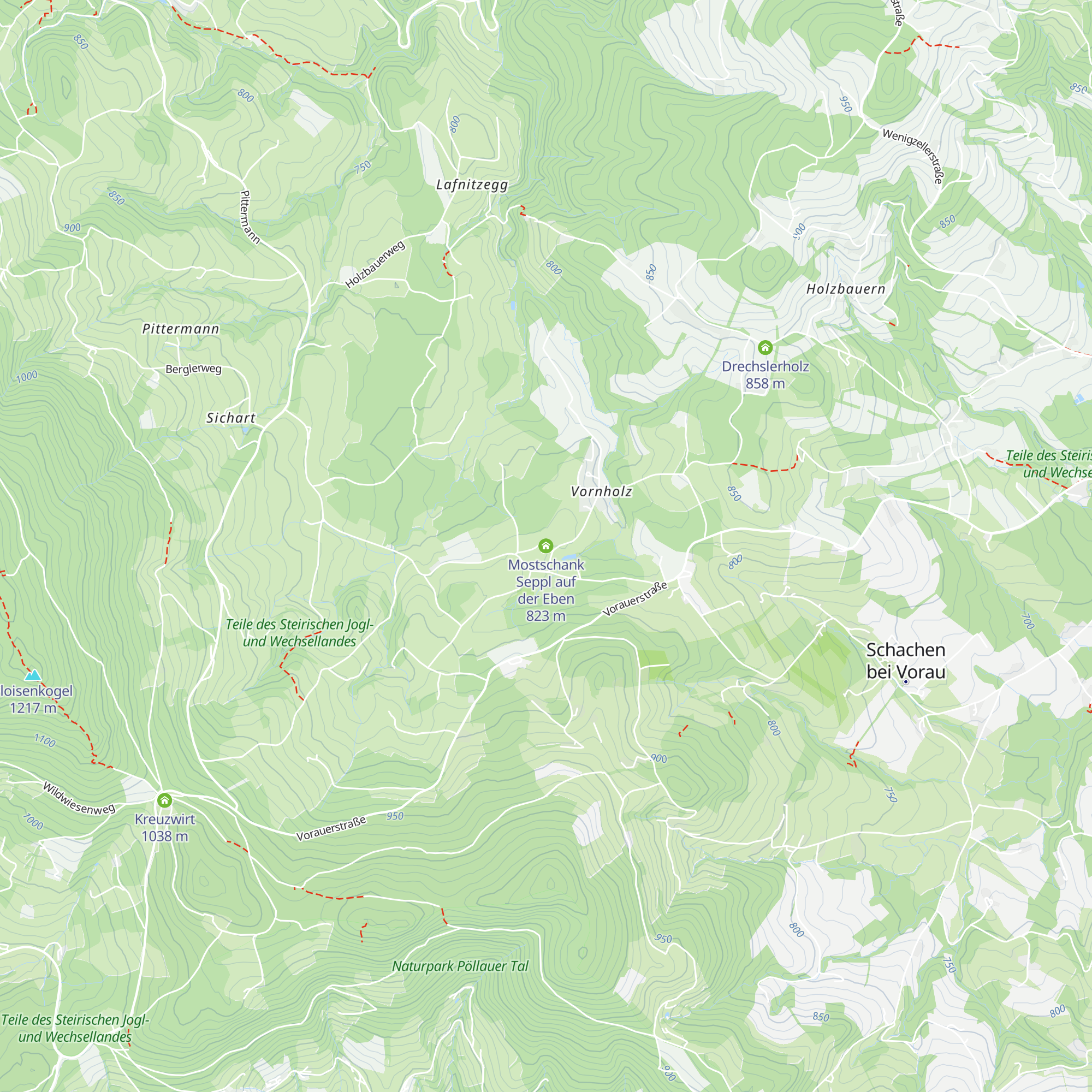Mostschank Seppl auf der Eben map