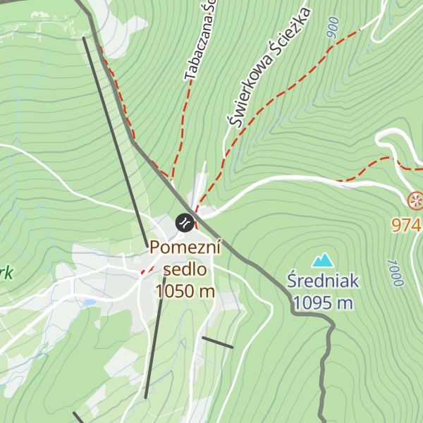 Map of Schronisko PTTK "Na Przełęczy Okraj"