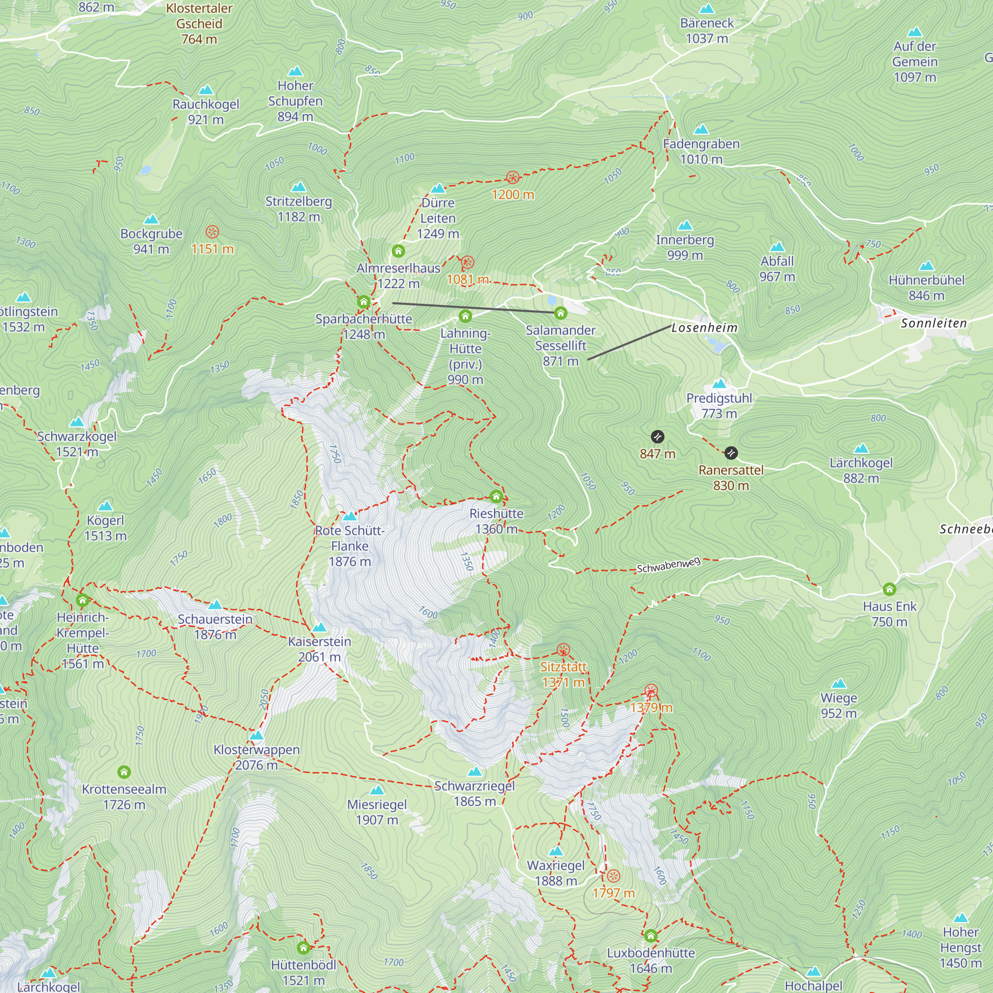 Rieshütte map