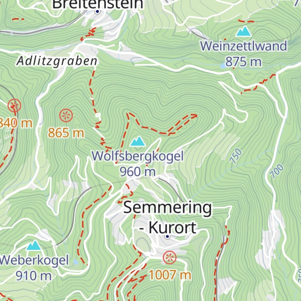 Map of Kurhaus Semmering
