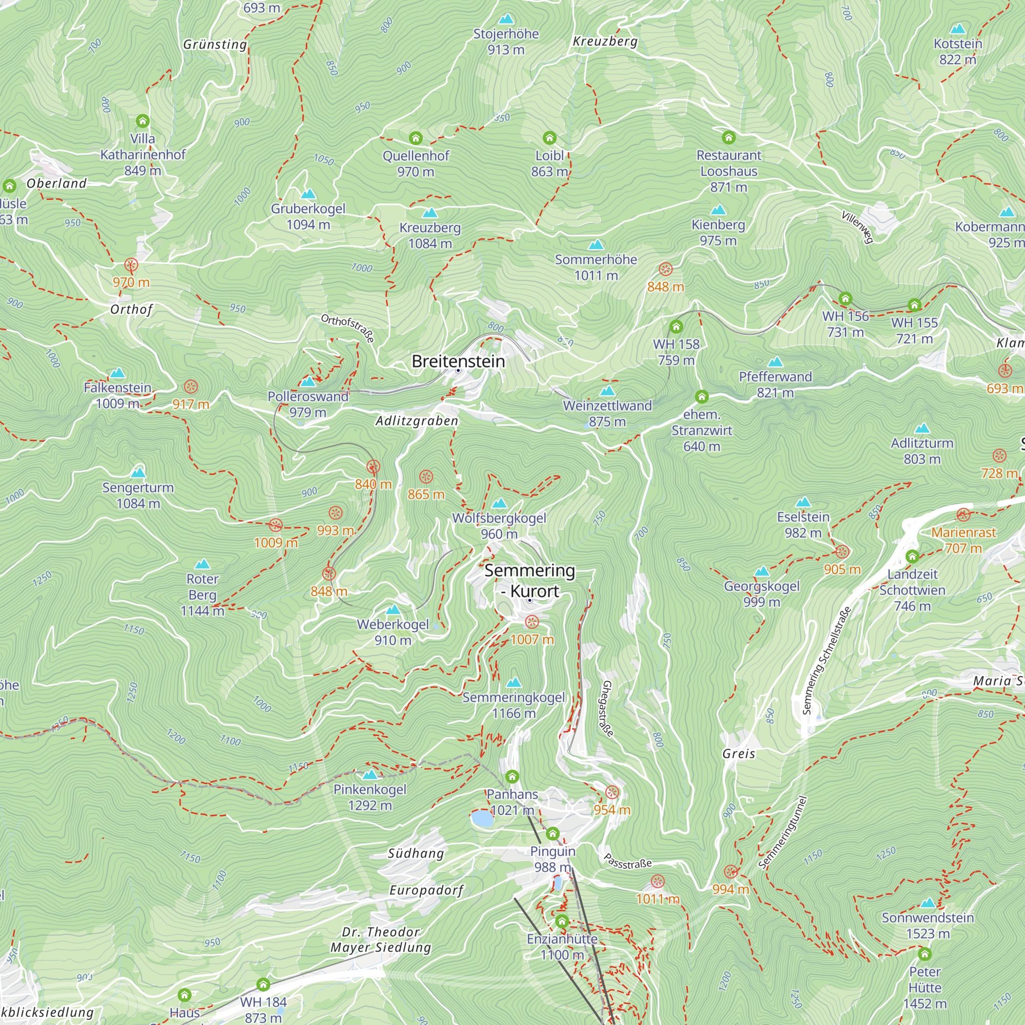 Kurhaus Semmering map
