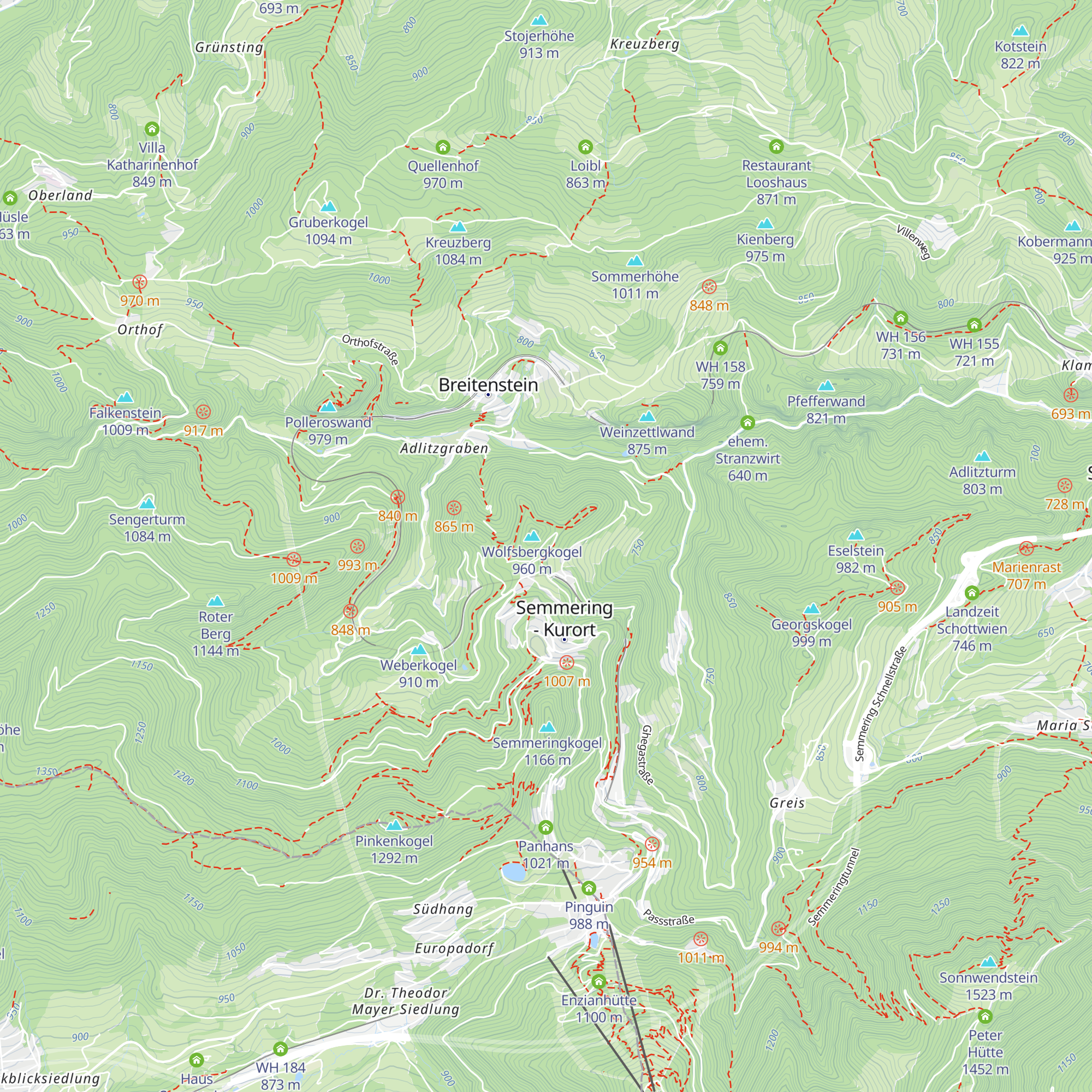 Kurhaus Semmering map
