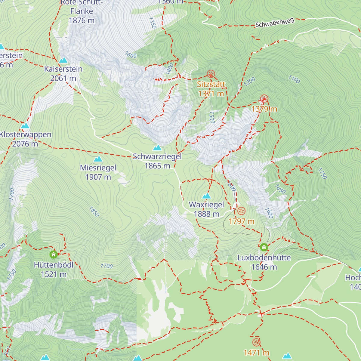 Damböckhaus map