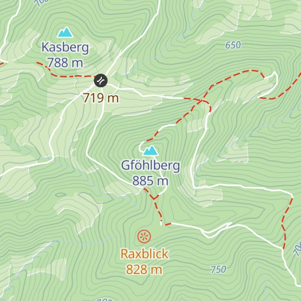 Map of Gföhlberg