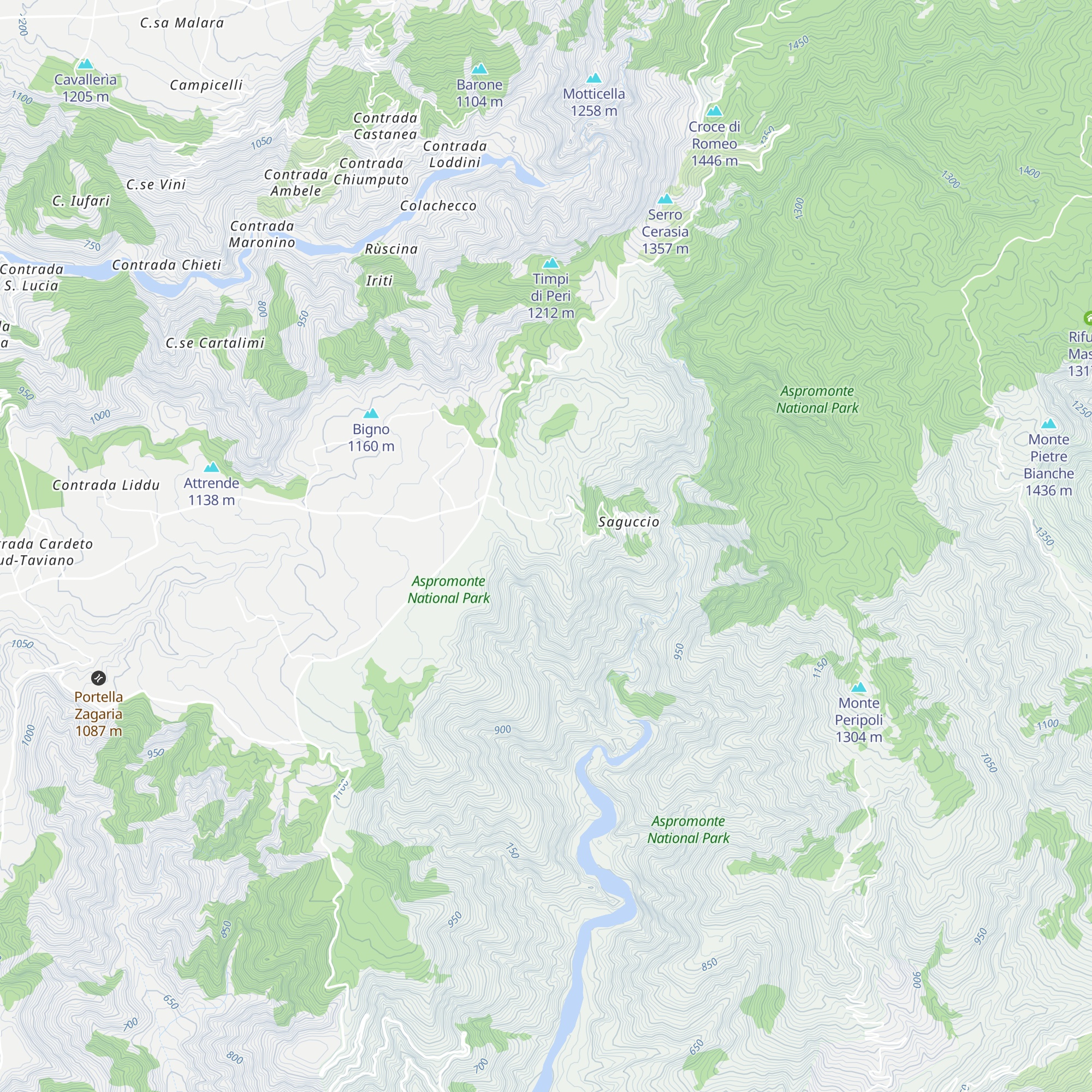 Baita Saguccio map