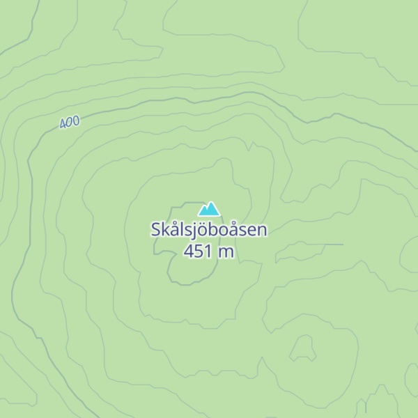 Map of Skålsjöboåsen