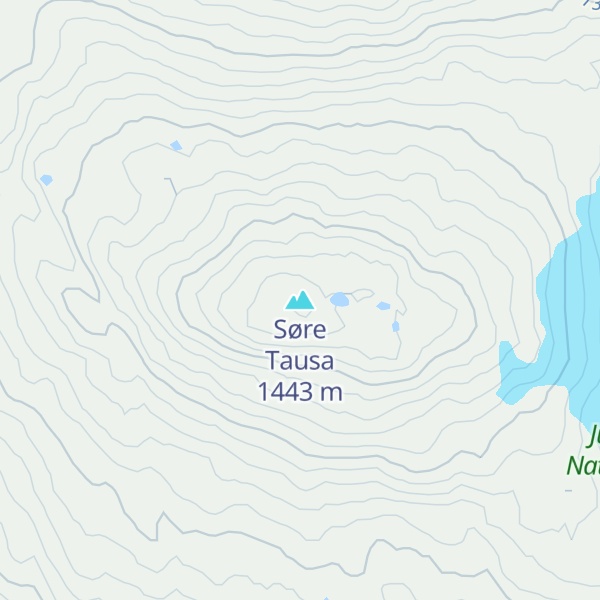 Map of Søre Tausa