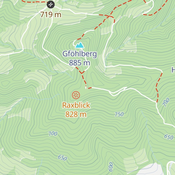 Map of Gföhlberghütte